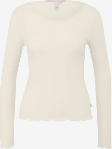 QS Shirt in Beige: front