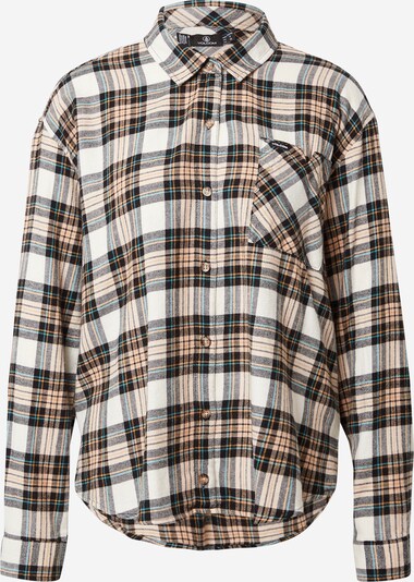 Bluză 'PLAID TO MEET' Volcom pe bej / turcoaz / maro / alb, Vizualizare produs