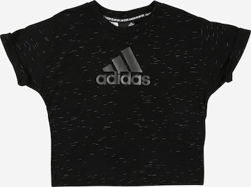 ADIDAS PERFORMANCE Performance Shirt 'Bos' in Black: front