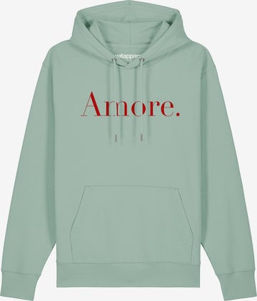 Watapparel Sweatshirt ' Amore ' in Grün: Vorderseite