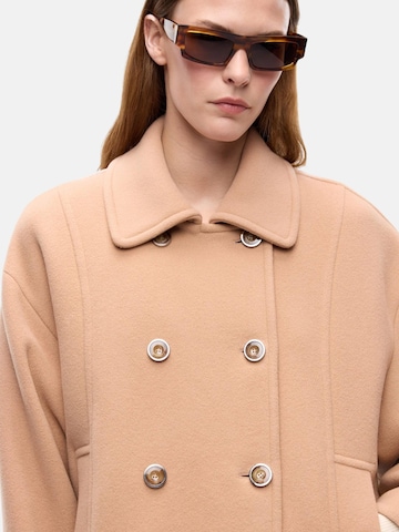 PINKO Winter coat 'PINKO CRASPEDIA CABAN PANNO DOPPIO CAPPOTTO' in Beige