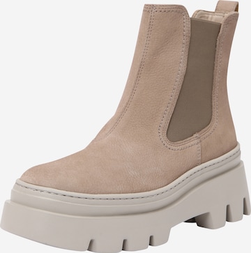 Boots chelsea di Paul Green in beige: frontale