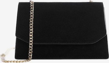 Clutch de la MANGO pe negru: față