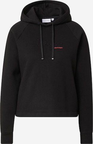 Calvin Klein Sweatshirt in Zwart: voorkant