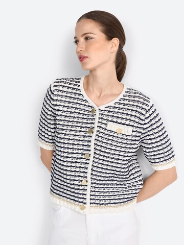 Rich & Royal Strickjacke in Weiß: Vorderseite