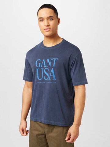GANT T-Shirt 'Sunfaded' in Blau: predná strana
