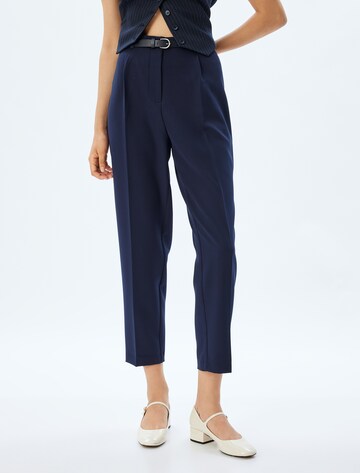 Koton Slimfit Hose in Blau: Vorderseite