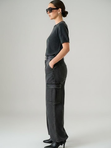 WEARABLE STORIES Sweater 'Nina' in Grey