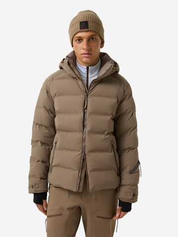 Bogner Fire + Ice Outdoorjacke 'Tec-Luka' in Braun: Vorderseite