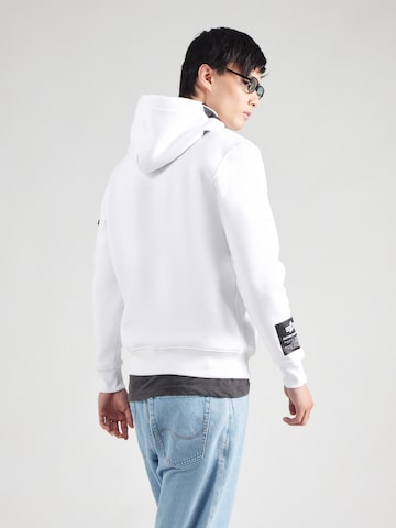 ALPHA INDUSTRIES Μπλούζα φούτερ σε λευκό