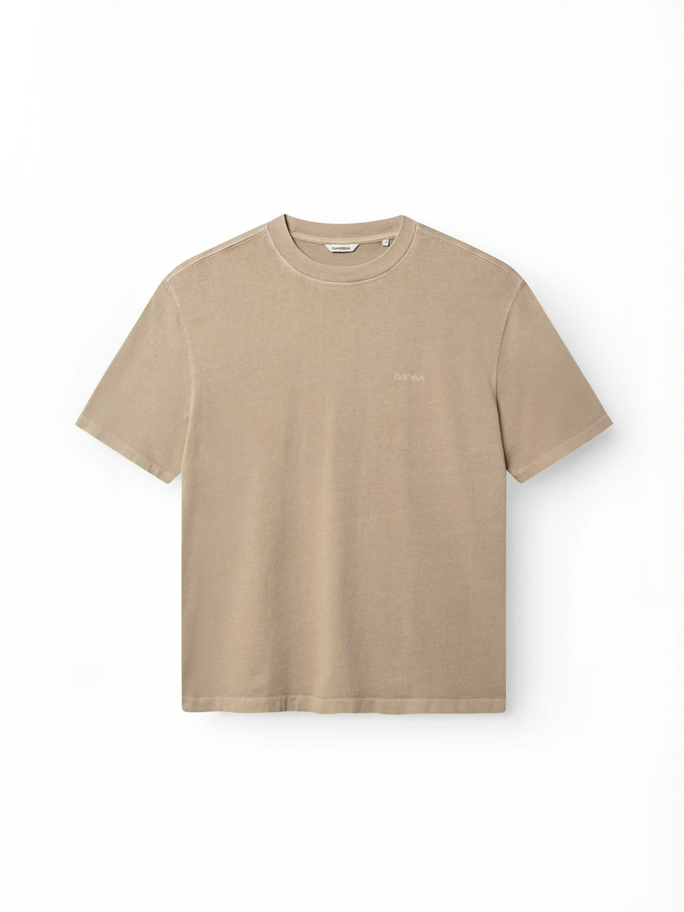 GABBA Overhemd ' GABlegin ' in Beige: voorkant