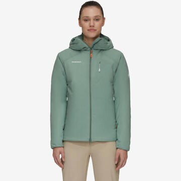 MAMMUT Outdoor Jacket 'Rime' in Green: front