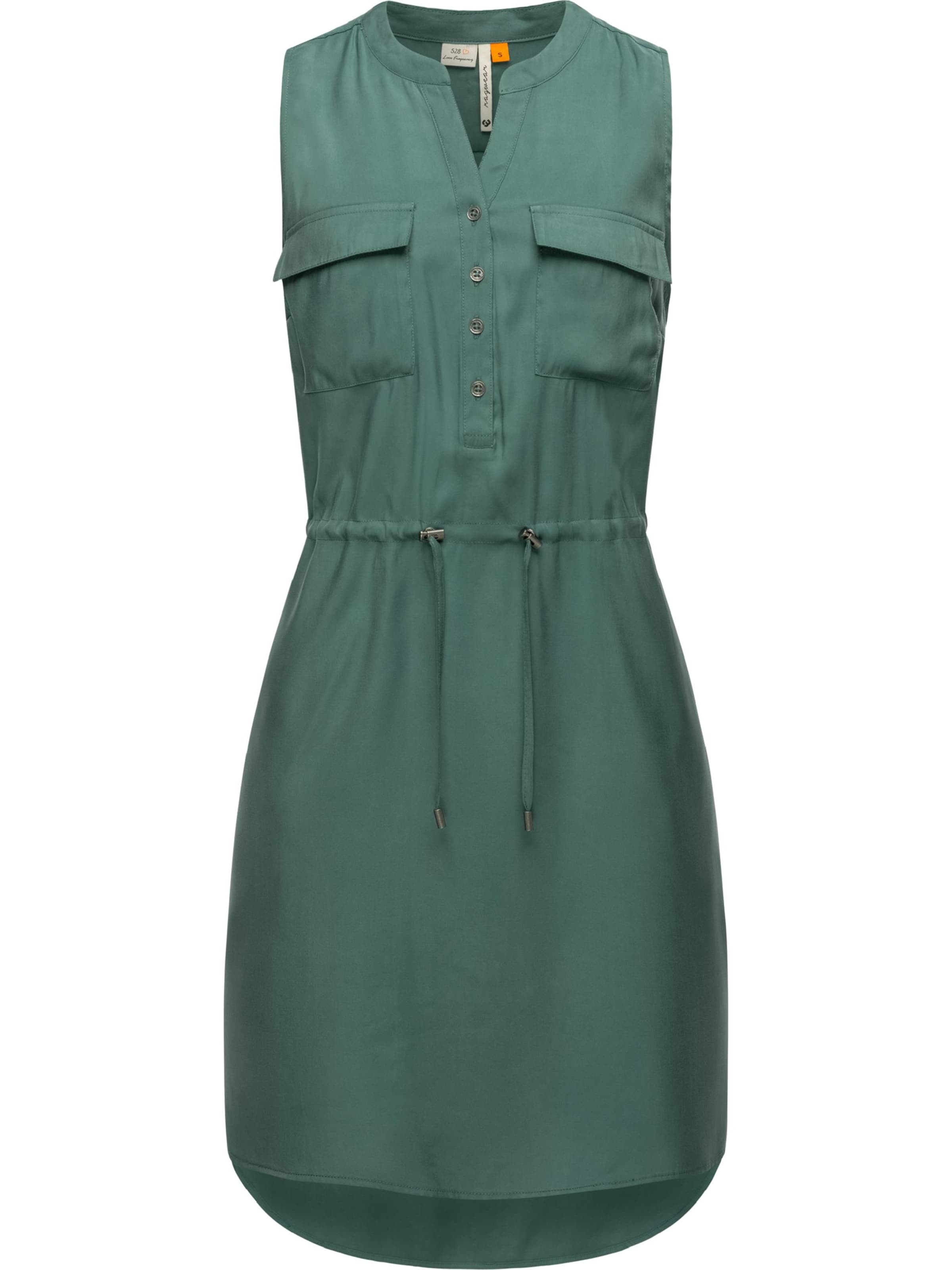 Ragwear - Vestido camisero 'Roissin' en verde: frente