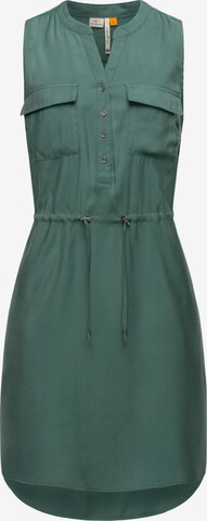 Rochie tip bluză 'Roissin' de la Ragwear pe verde: față