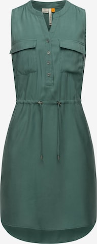 Ragwear Платье-рубашка 'Roissin' в Зеленый: спереди