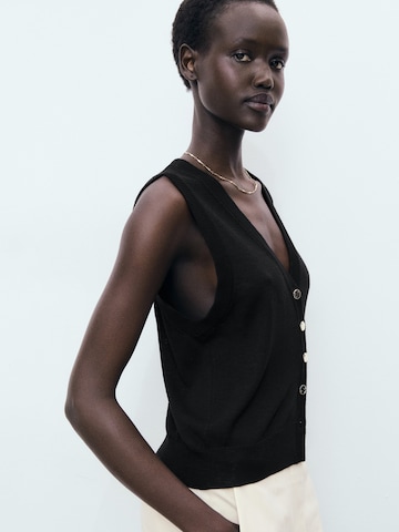 MANGO Vest 'LUCRECIA' i sort