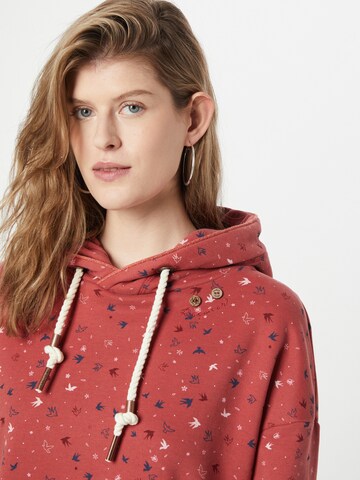 Ragwear Sweatshirt 'RUFLE BIRDS' in Braun