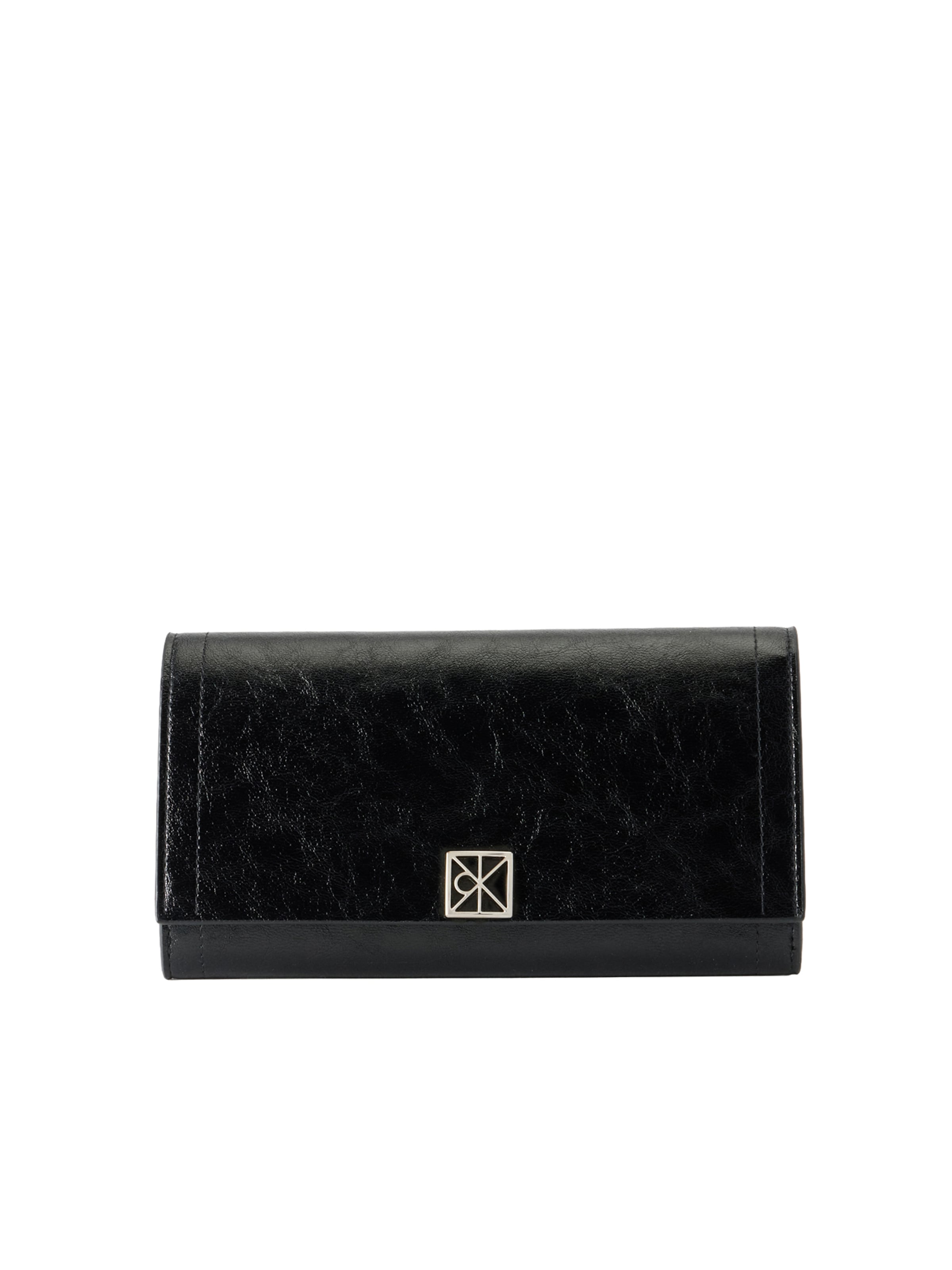 Portofel de la Calvin Klein pe negru: față