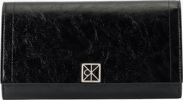 Portofel de la Calvin Klein pe negru: față
