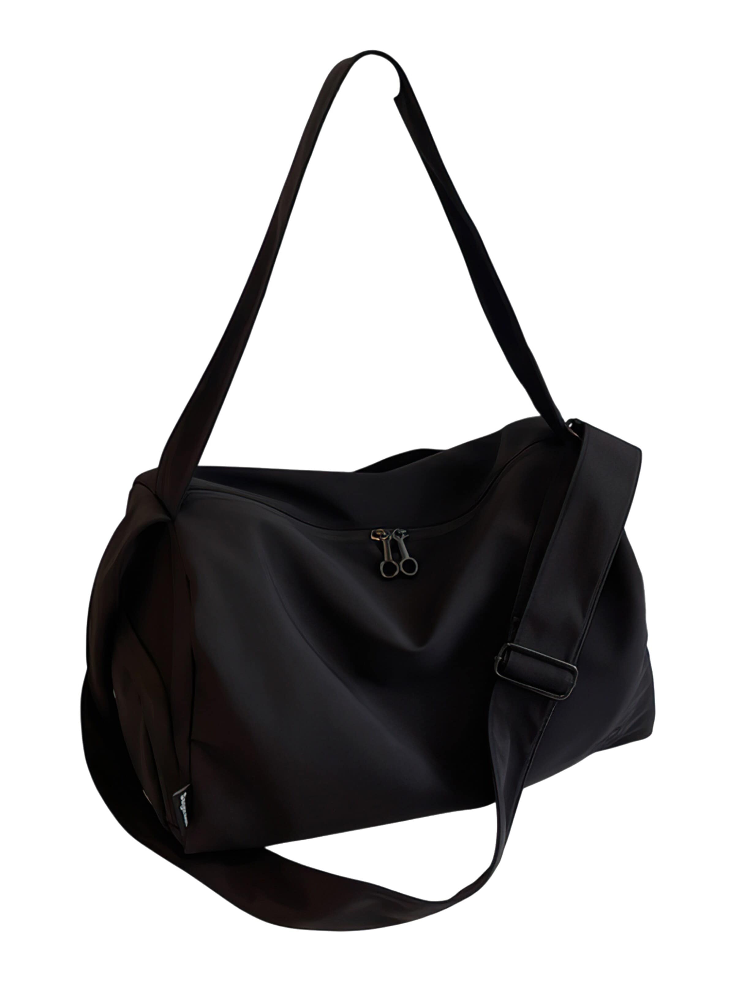 Magicshe Travel Bag 'Sporttasche mit Schuhfach & Nassfach' in Black: front