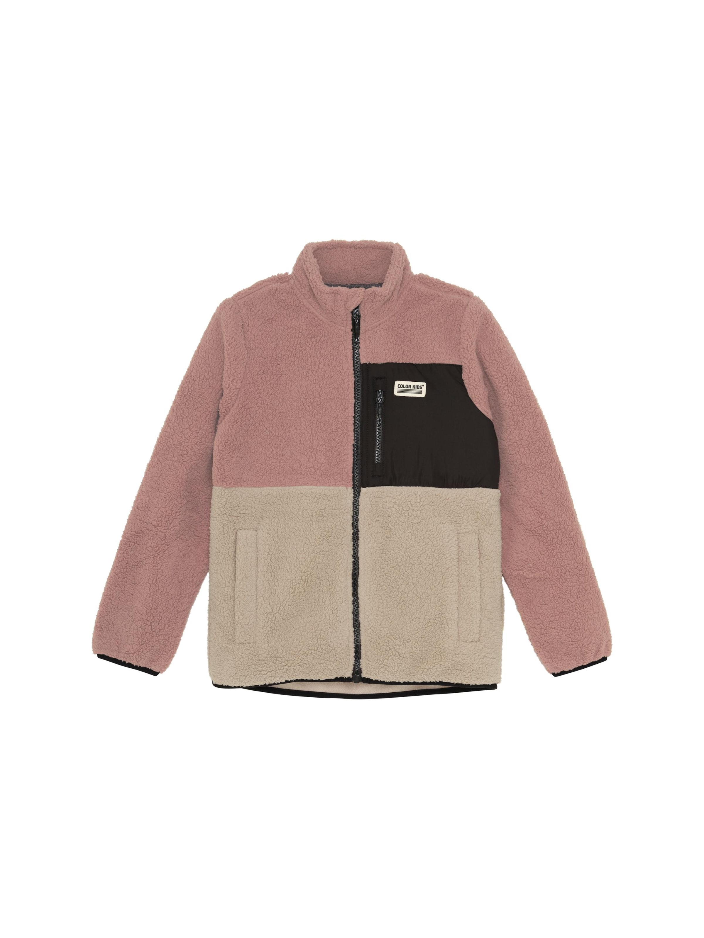 Veste mi-saison ' COFleece ' COLOR KIDS en rose : devant