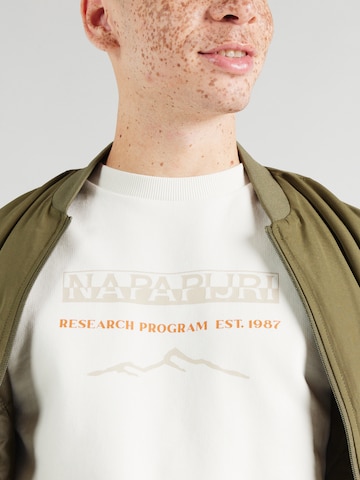 NAPAPIJRI - Sweatshirt 'BANEM' em branco