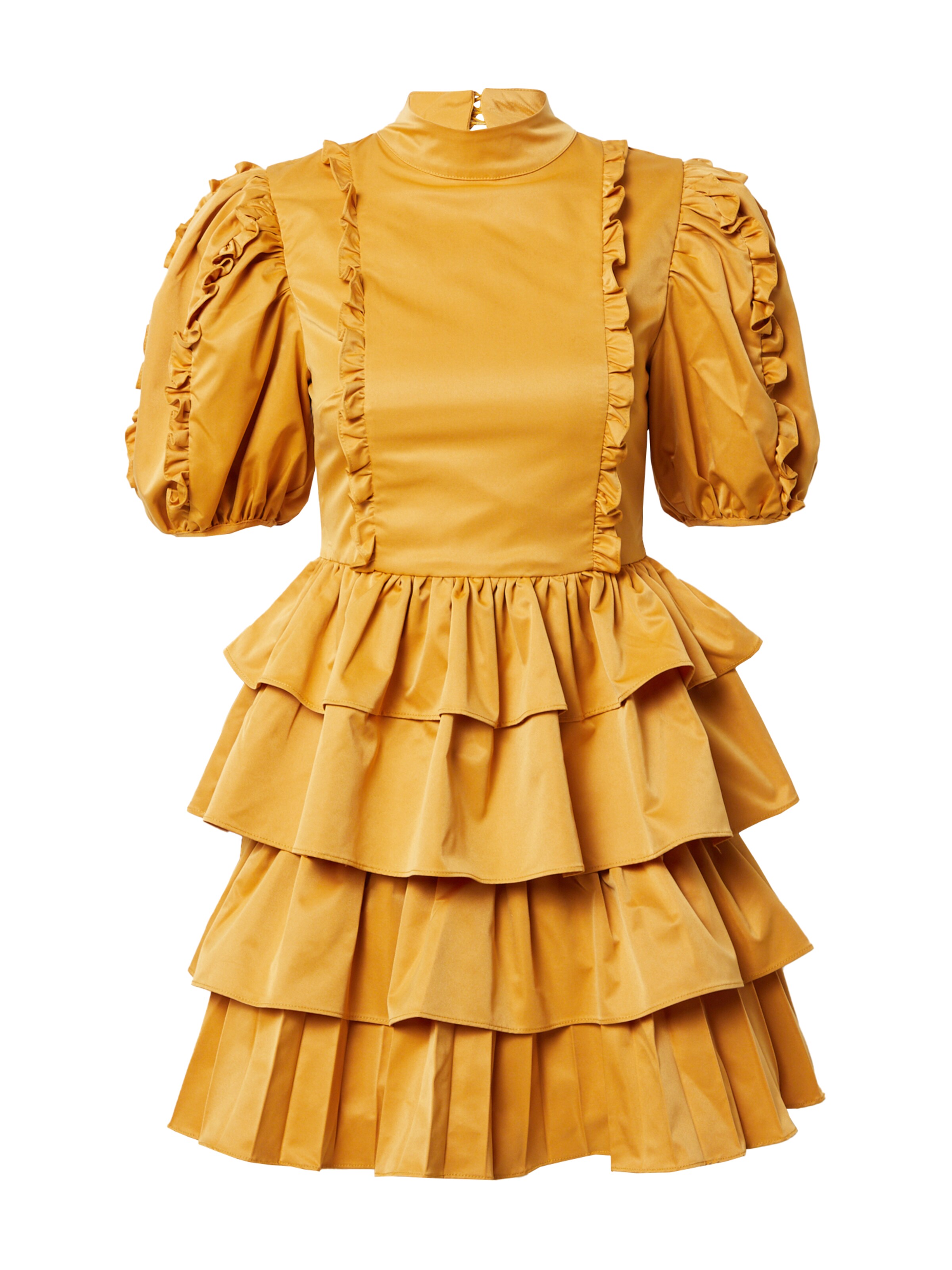 True Decadence Dress in Yellow: front