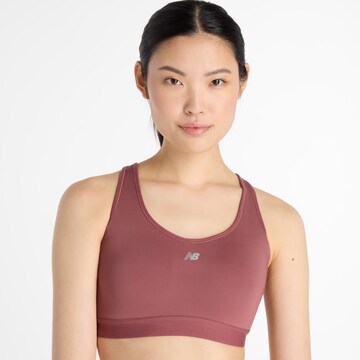 new balance Bustier Sport bh 'Essential' in Rood: voorkant