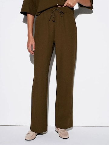 Wide Leg Pantalon Dilvin en vert