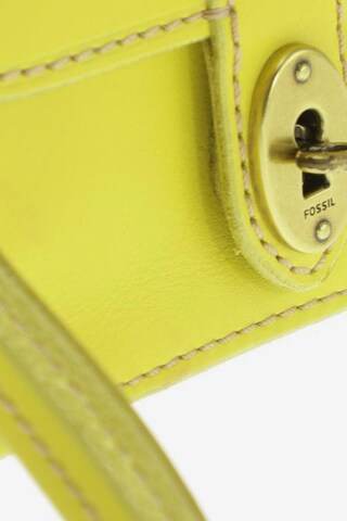FOSSIL Small Leather Goods in One size in Yellow