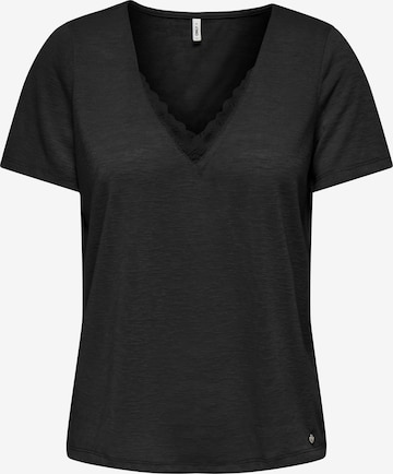 ONLY T-Shirt 'ONLZola' in Schwarz: Vorderseite