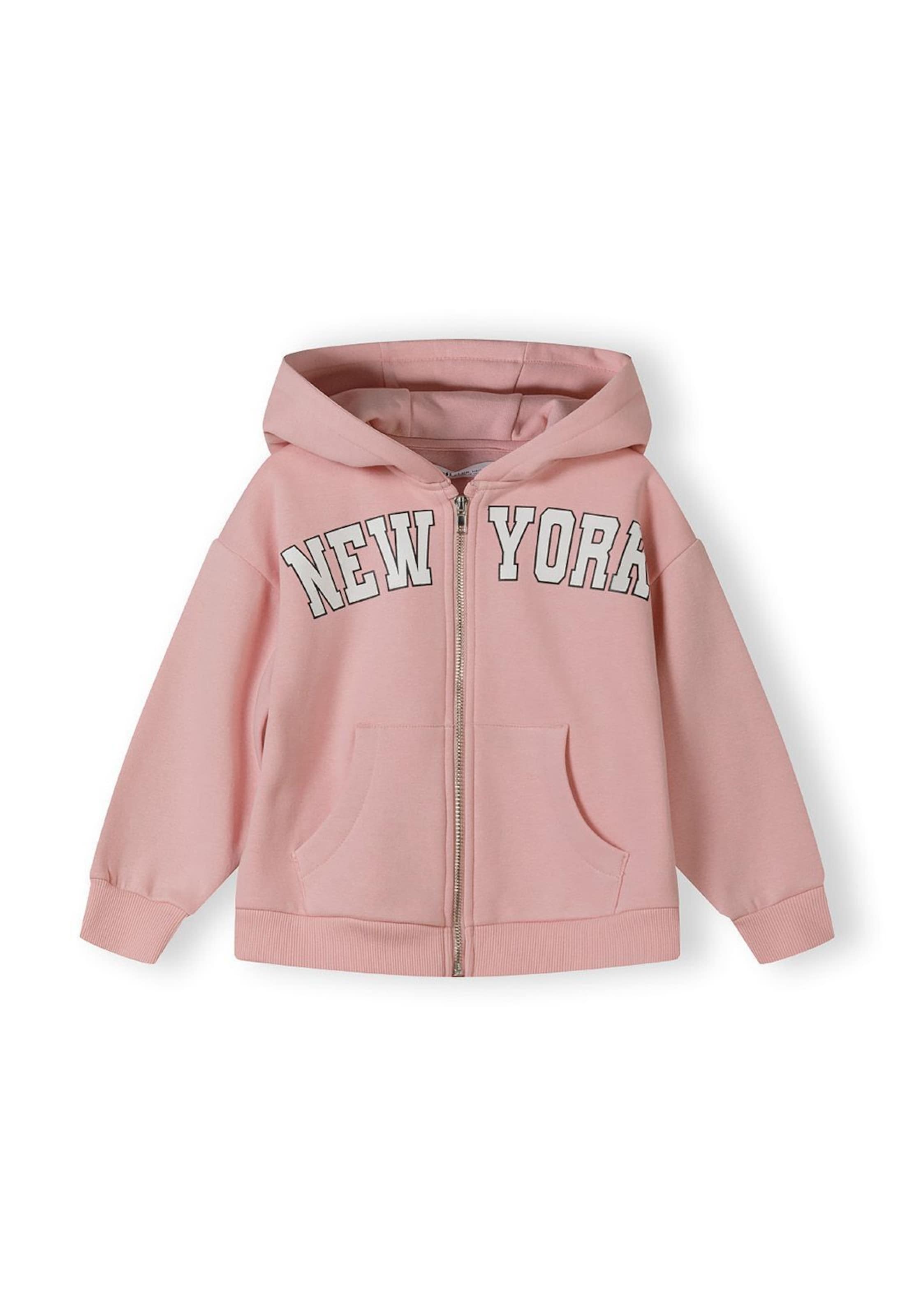 MINOTI Sweat jacket in Pink: front