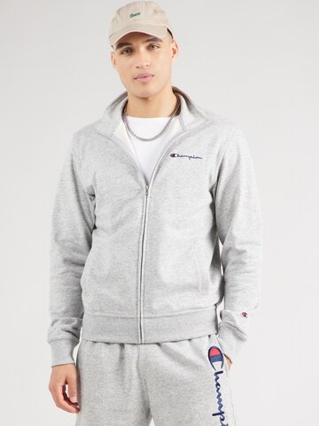 Giacca di felpa di Champion Authentic Athletic Apparel in grigio: frontale