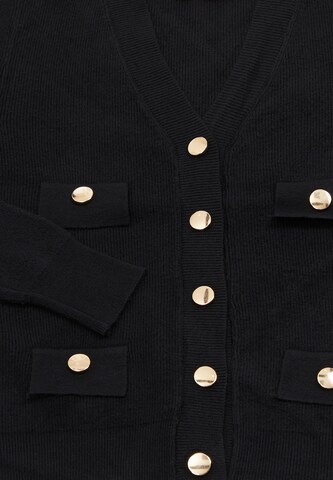 NALLY Gebreid vest in Zwart
