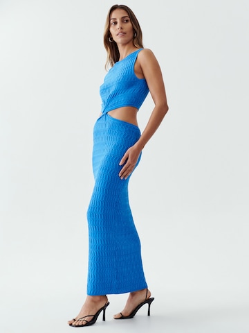 Calli Knit dress 'SHARNIE' in Blue