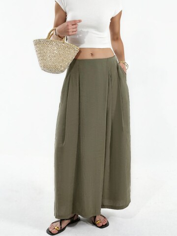 Wide leg Pantaloni 'Hose' di Hiccup in verde: frontale