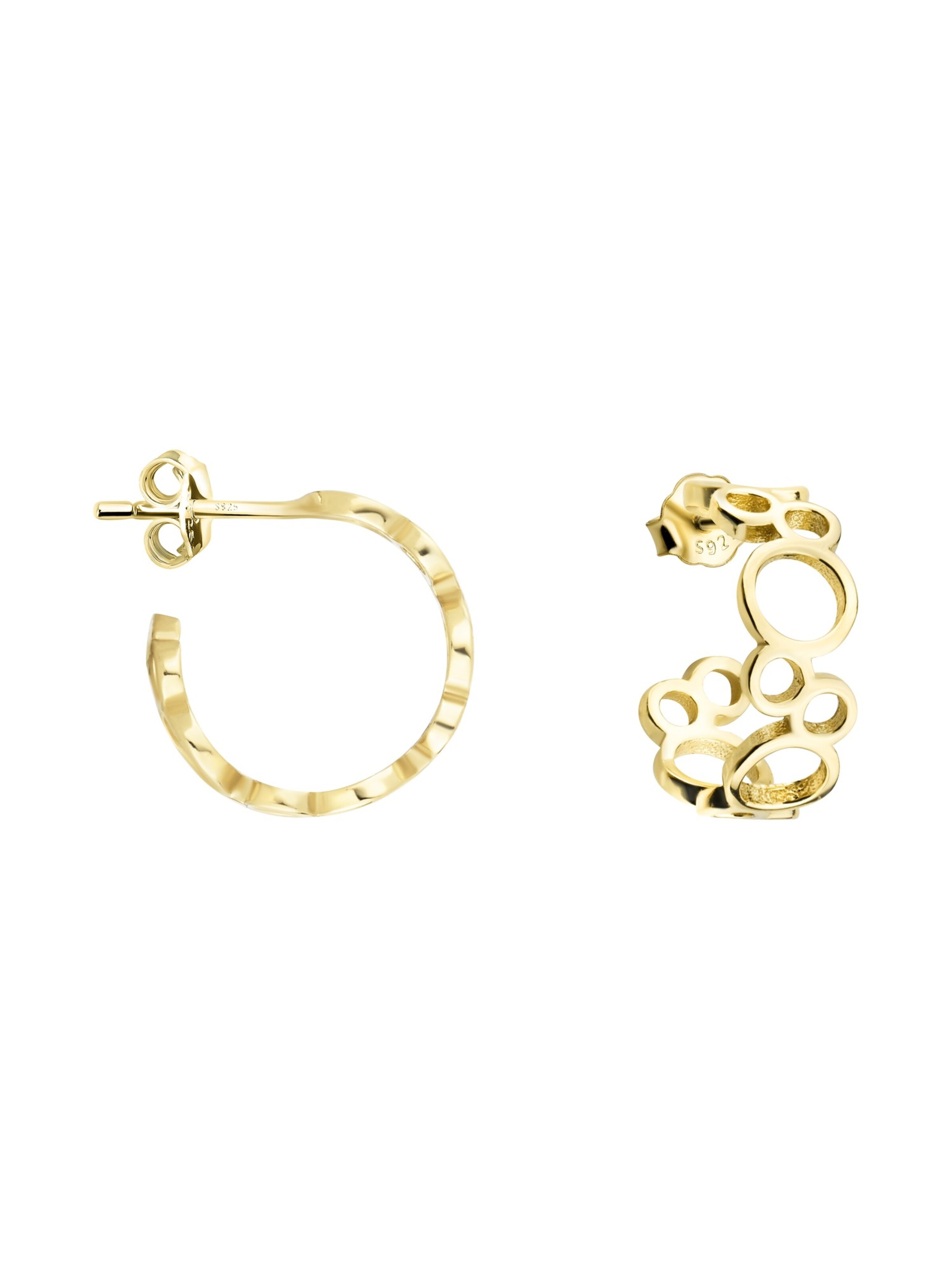 Sofia Milani Ohrringe‌‌‌‌‌ in Gold: Vorderseite