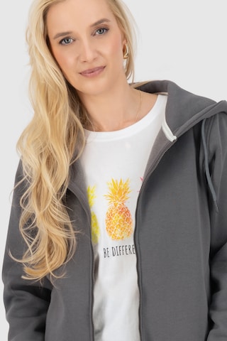 Alife and Kickin - Sudadera con cremallera 'AKFreda' en gris