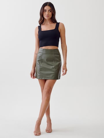 Tussah Skirt 'LOLA' in Green