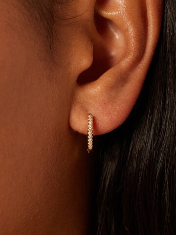 Lucardi Oorbellen 'Modernes Basic' in Goud