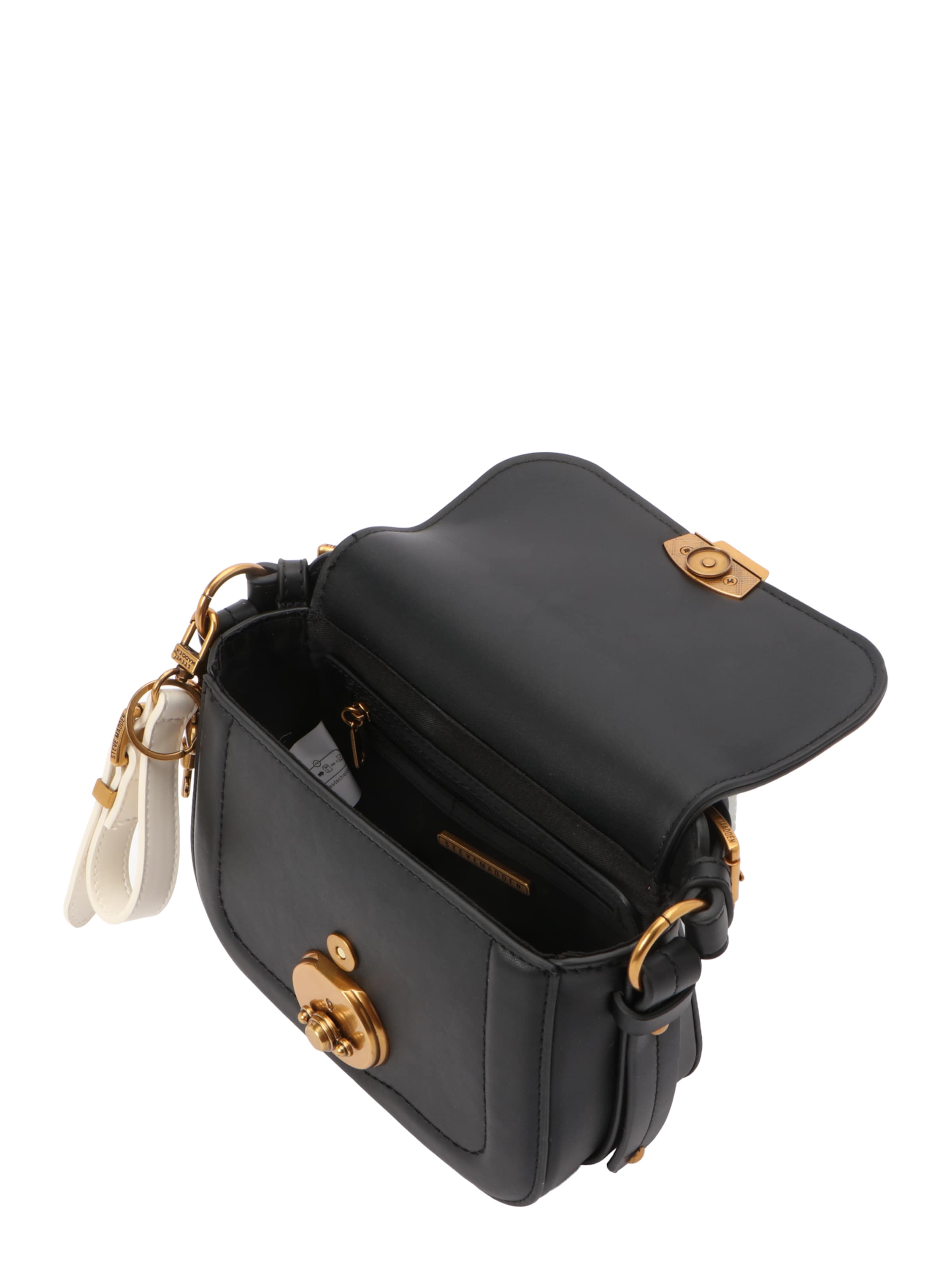 STEVE MADDEN Kabelka 'Brusso' - Čierna: horná strana