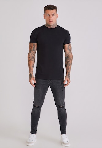 Slimfit Jeans di SikSilk in nero