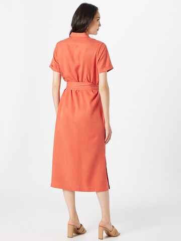 OBJECT - Vestido camisero 'TILDA ISABELLA' en naranja