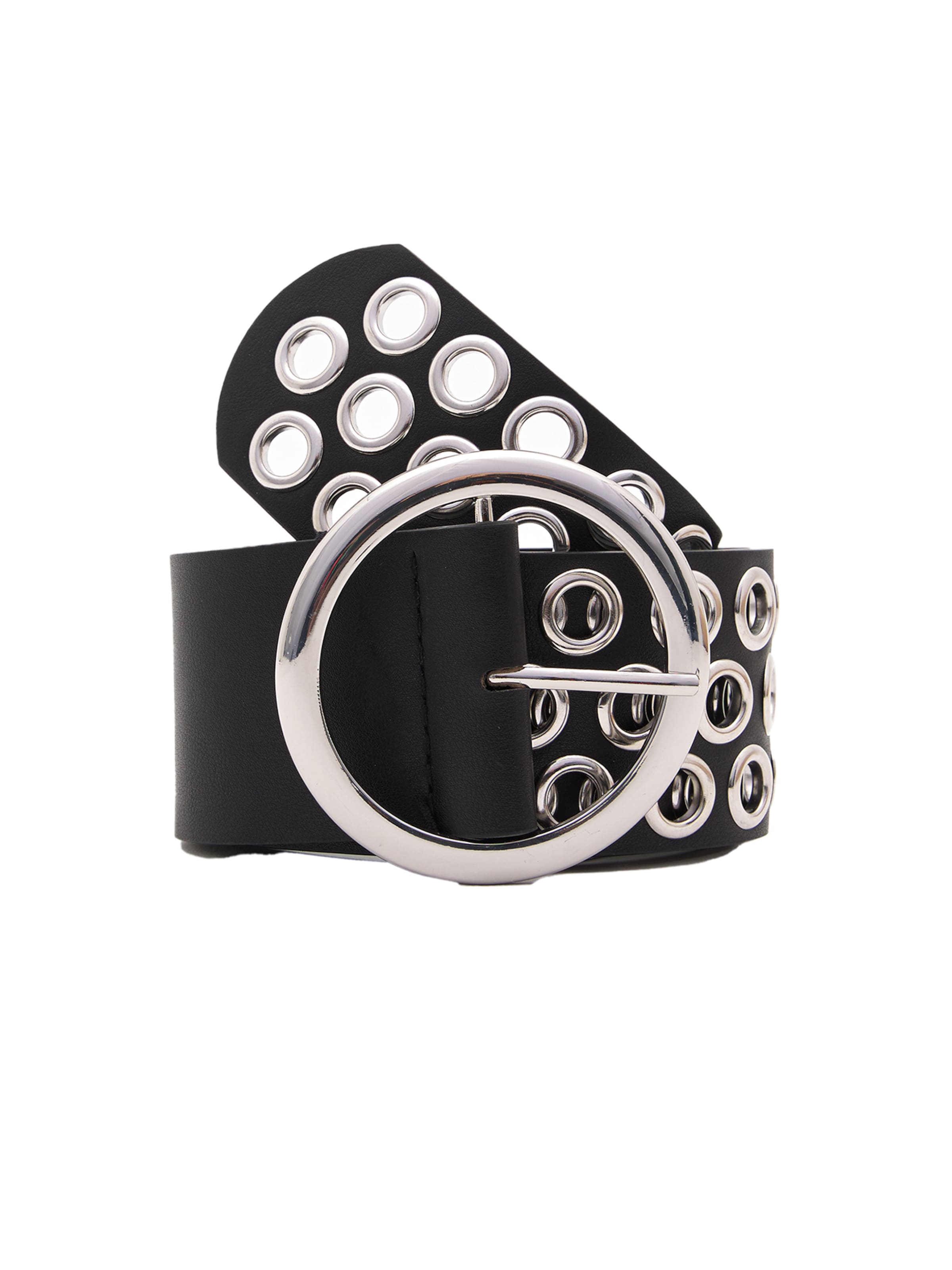 Pull&Bear Gürtel in Schwarz: Vorderseite