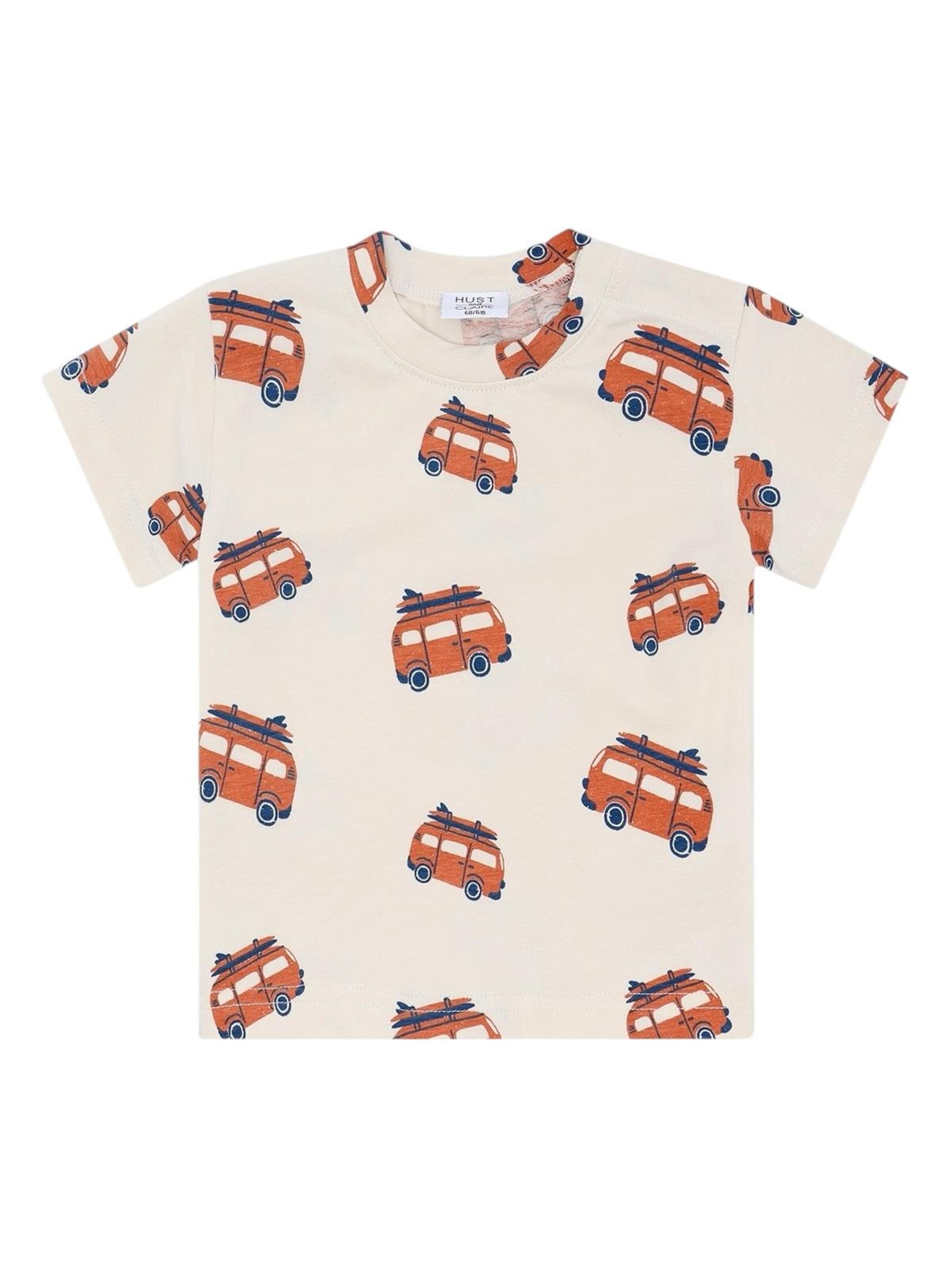 Hust & Claire Shirt 'Hust & Claire T-Shirt HCAnton Van'‌‌‌ in Beige: Vorderseite