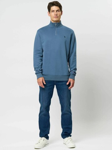 Sweat-shirt 'Kurt' U.S. POLO ASSN. en bleu
