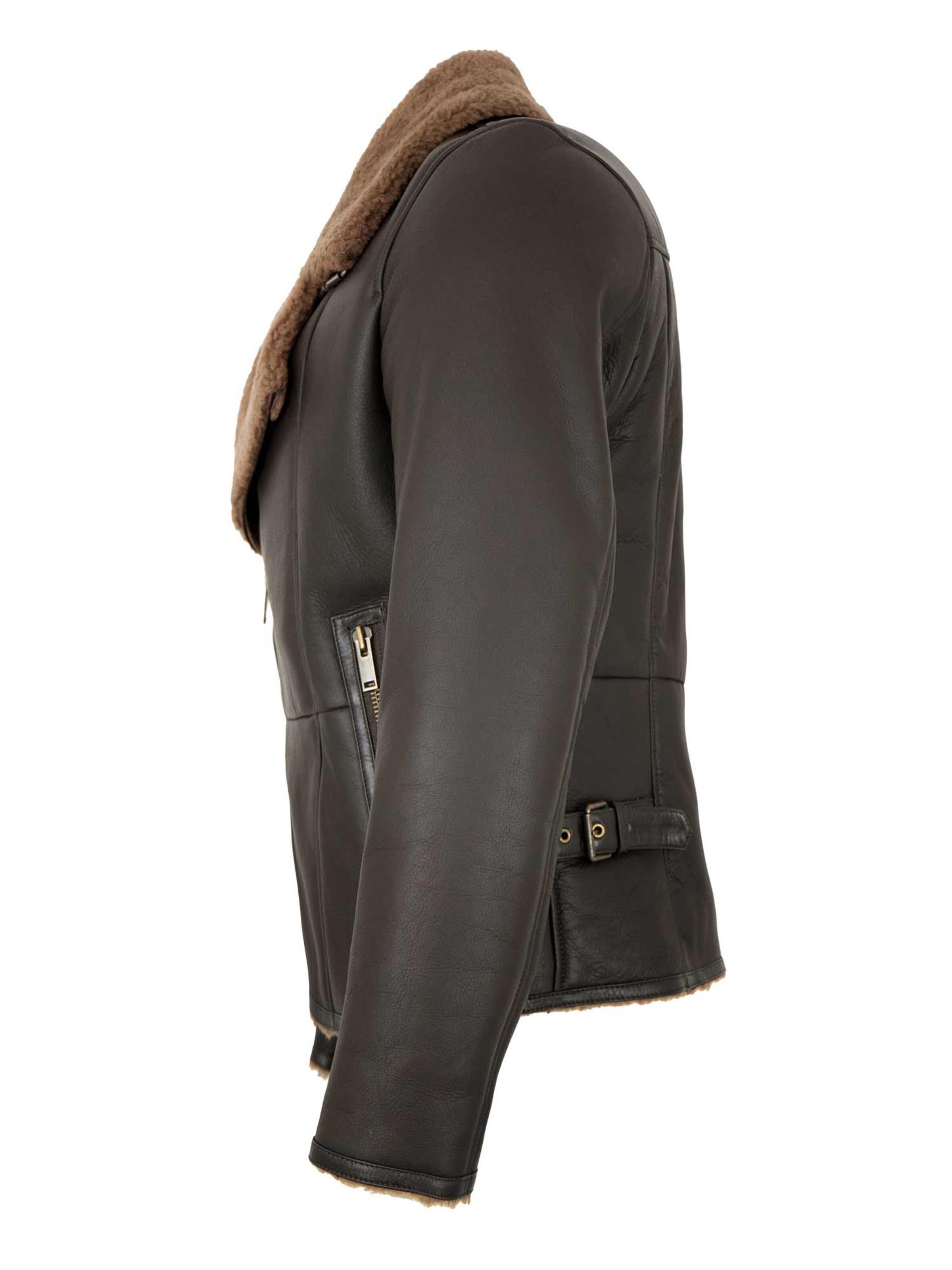 Jilani Between-season jacket 'Aviator' in Brown