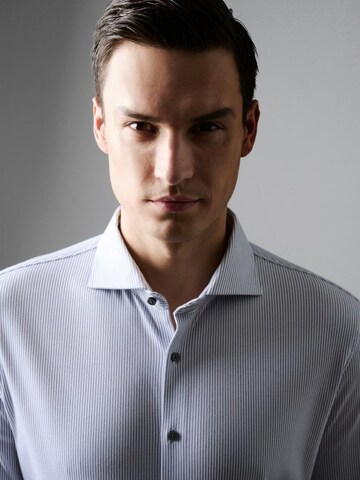 DESOTO Slim fit Button Up Shirt in Blue
