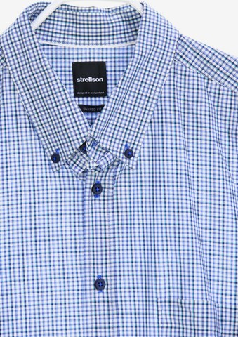 STRELLSON Button Up Shirt in XXL in Blue