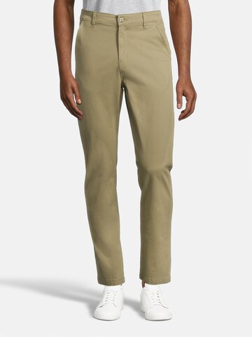 Regular Pantalon chino AÉROPOSTALE en vert : devant